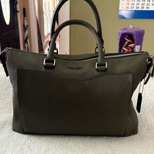 Coach Dark Green Men's Briefcase